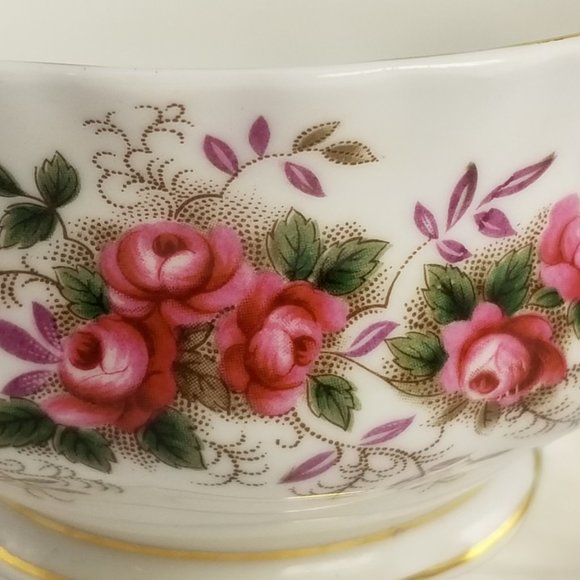 Royal Albert Open Sugar Bowl Fine Bone China Lavender Rose Montrose Sugar Bowl - Picture 10 of 11